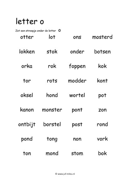 Letters leren - Letter o - Afbeelding 8
