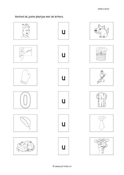 Letters leren - Letter u - Afbeelding 4