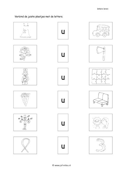 Letters leren - Letter u - Afbeelding 5