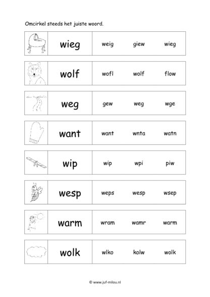 Letters leren - Letter w - Afbeelding 3