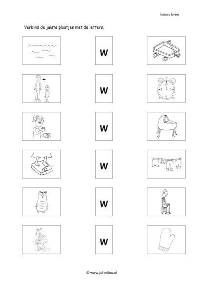 Letters leren - Letter w - Afbeelding 5