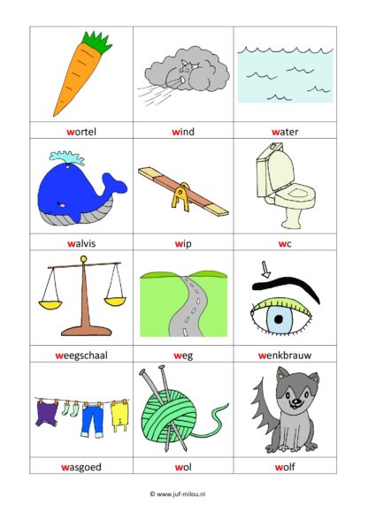 Letters leren - Letter w - Afbeelding 7