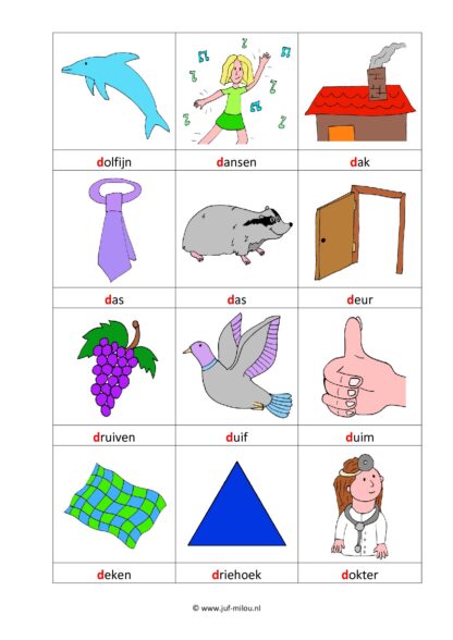 Letters leren - Letter d - Afbeelding 3