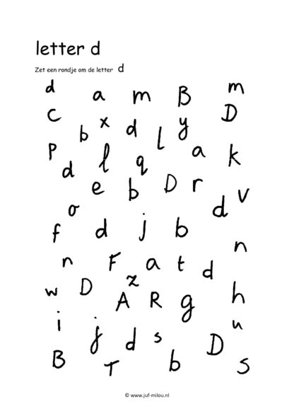 Letters leren - Letter d - Afbeelding 4