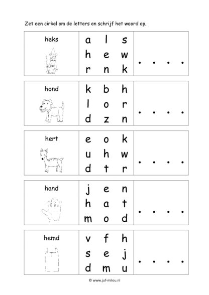 Letters leren - Letter h - Afbeelding 4