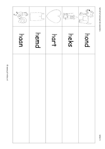 Letters leren - Letter h - Afbeelding 6