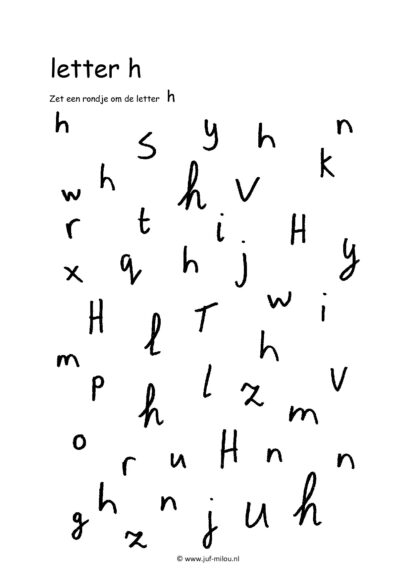 Letters leren - Letter h - Afbeelding 7