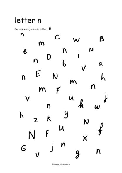 Letters leren - Letter n - Afbeelding 6