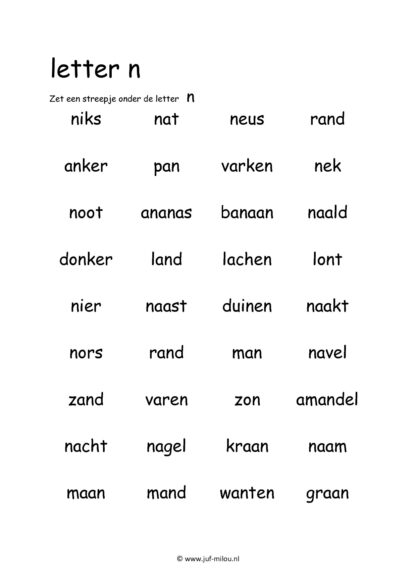 Letters leren - Letter n - Afbeelding 7