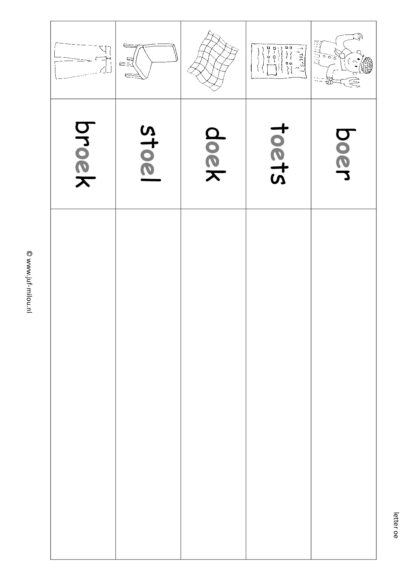 Letters leren - Letter oe - Afbeelding 5