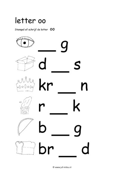 Letters leren - Letter oo - Afbeelding 3