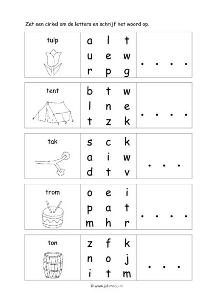 Letters leren - Letter t - Afbeelding 4