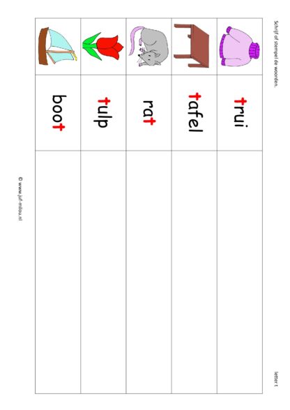 Letters leren - Letter t - Afbeelding 6