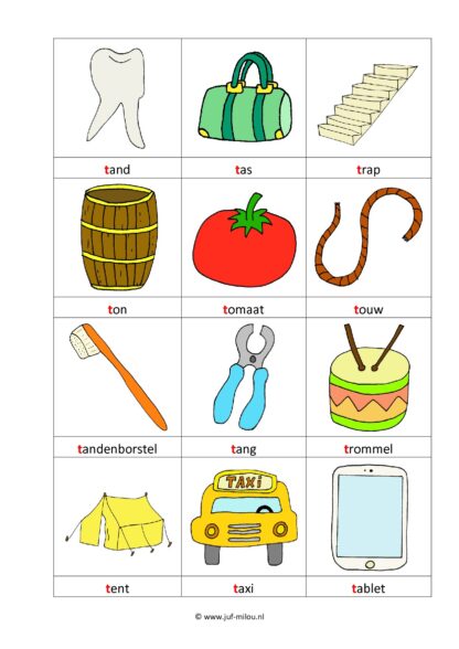 Letters leren - Letter t - Afbeelding 7