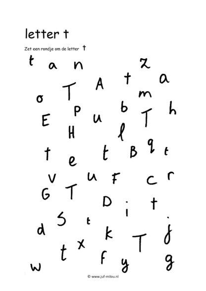 Letters leren - Letter t - Afbeelding 8