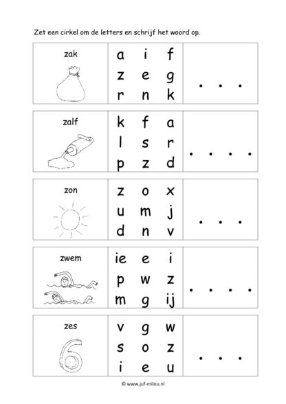 Letters leren - Letter z - Afbeelding 3
