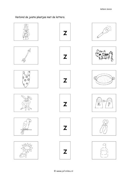 Letters leren - Letter z - Afbeelding 5