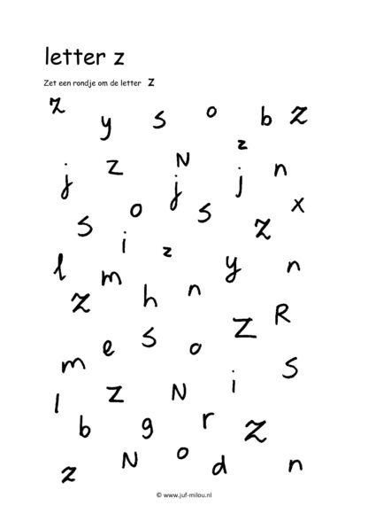 Letters leren - Letter z - Afbeelding 7