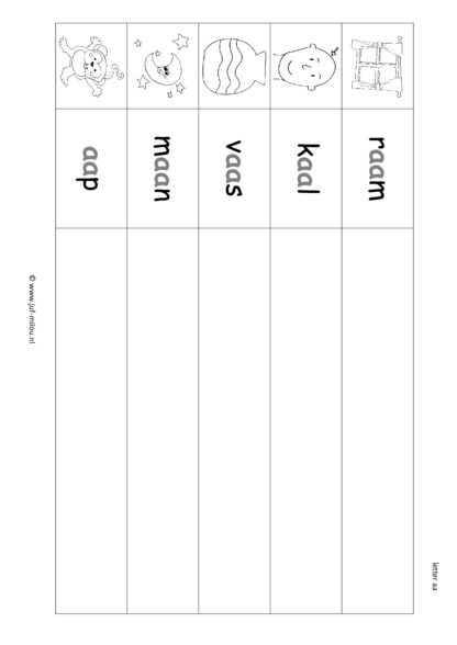 Letters leren - Letter aa - Afbeelding 5