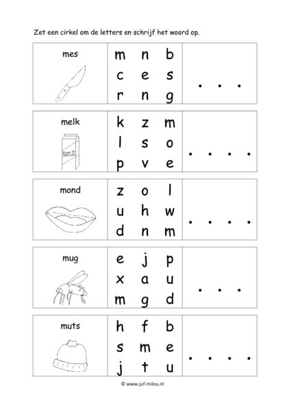 Letters leren - Letter m - Afbeelding 4