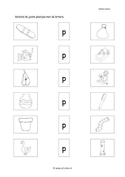 Letters leren - Letter p - Afbeelding 5