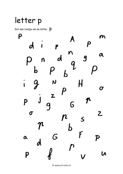 Letters leren - Letter p - Afbeelding 10