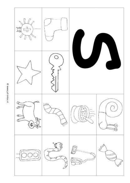 Letters leren [ set ] i - m - k - s - Afbeelding 5