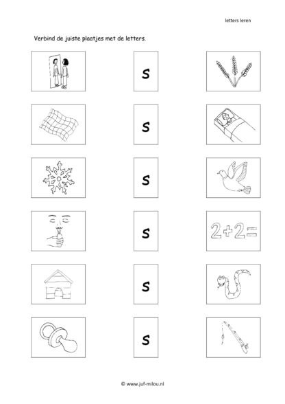 Letters leren - Letter s - Afbeelding 5