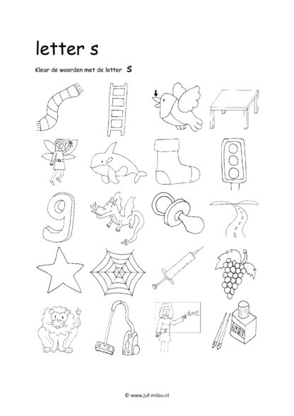 Letters leren - Letter s - Afbeelding 6