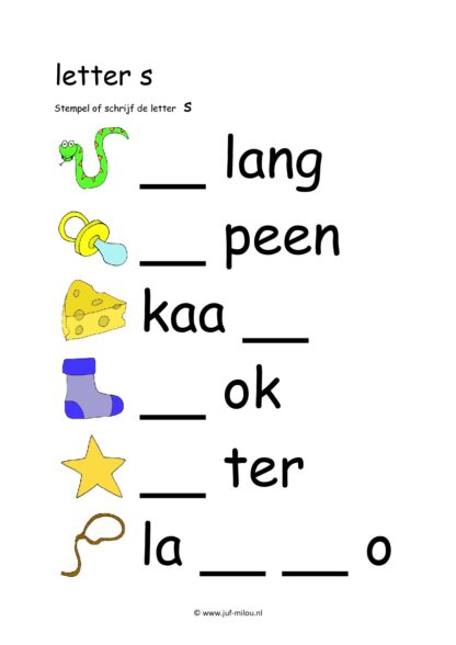 Letters leren - Letter s - Afbeelding 7