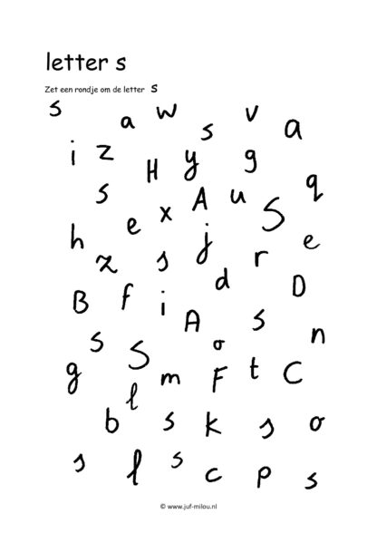 Letters leren - Letter s - Afbeelding 8