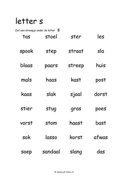 Letters leren - Letter s - Afbeelding 9
