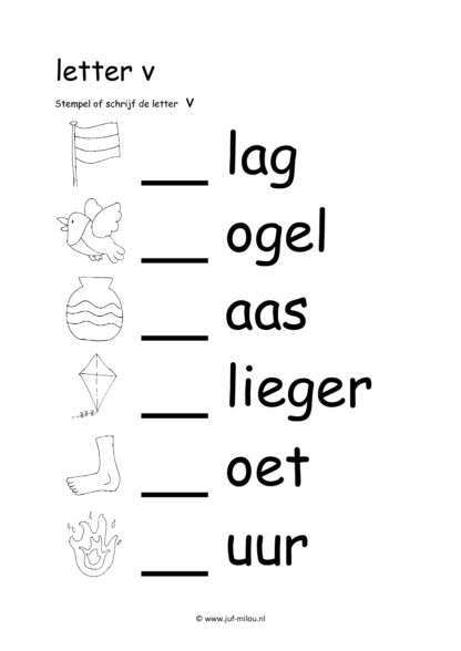 Letters leren - Letter v - Afbeelding 7