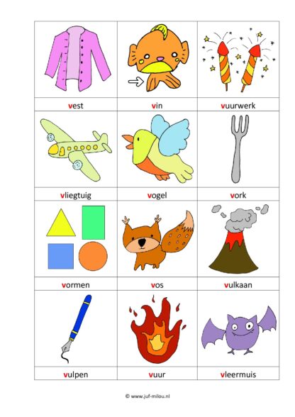 Letters leren - Letter v - Afbeelding 8