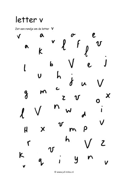 Letters leren - Letter v - Afbeelding 9