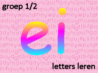 Letters leren - Letter ei