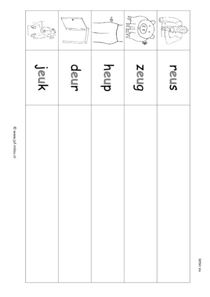 Letters leren - Letter eu - Afbeelding 4