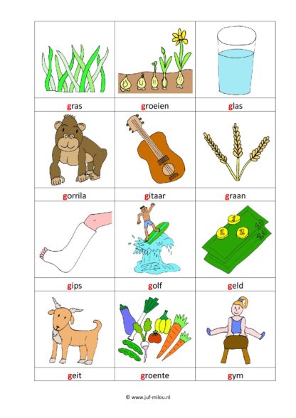 Letters leren - Letter g - Afbeelding 6