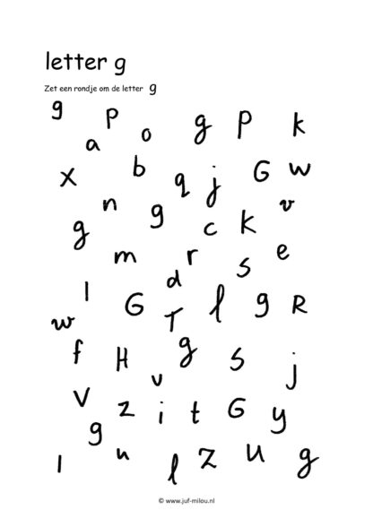 Letters leren - Letter g - Afbeelding 7