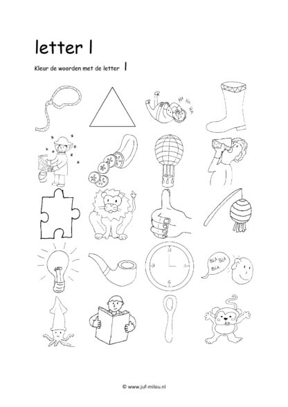 Letters leren - Letter l - Afbeelding 5