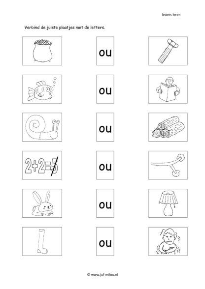 Letters leren - Letter ou - Afbeelding 2