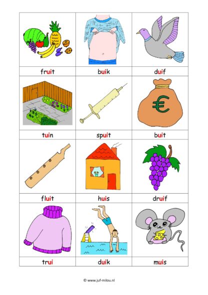 Letters leren - Letter ui - Afbeelding 5