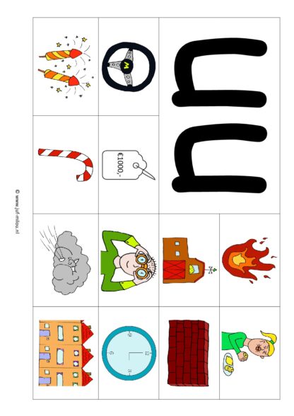 Letters leren [ set ] eu - ie - l - ou - uu - Afbeelding 5