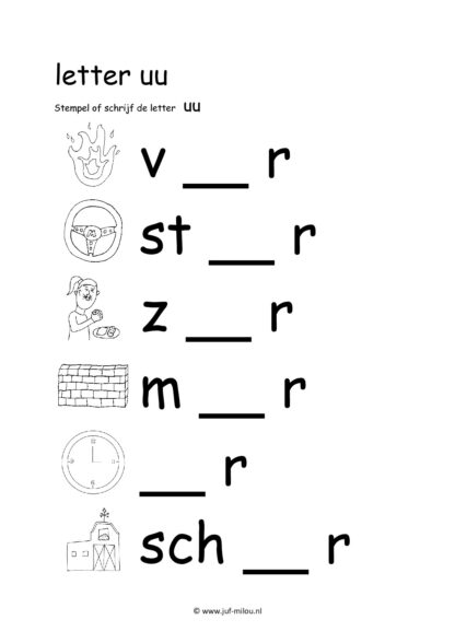 Letters leren - Letter uu - Afbeelding 3