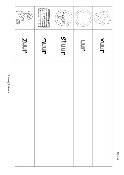 Letters leren - Letter uu - Afbeelding 4