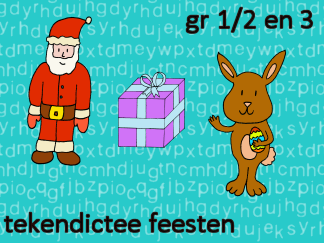 Tekendictee - Feestdagen