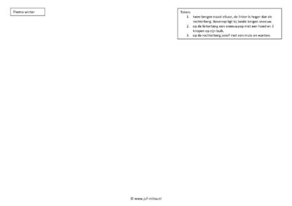 Tekendictee - Seizoenen - Afbeelding 5