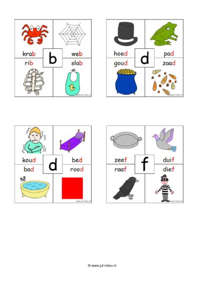 Klankkaartjes eindklank - met woord - Afbeelding 3