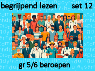 Begrijpend Lezen set 12 beroepen