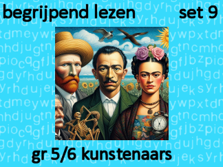 Begrijpend Lezen set 9 kunstenaars